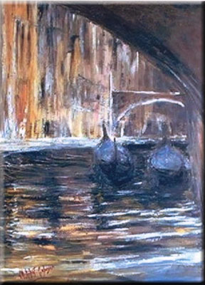 Venise huile sur toile 105 X 77