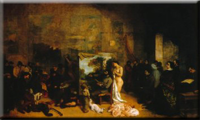 L'atelier par Gustave Courbet